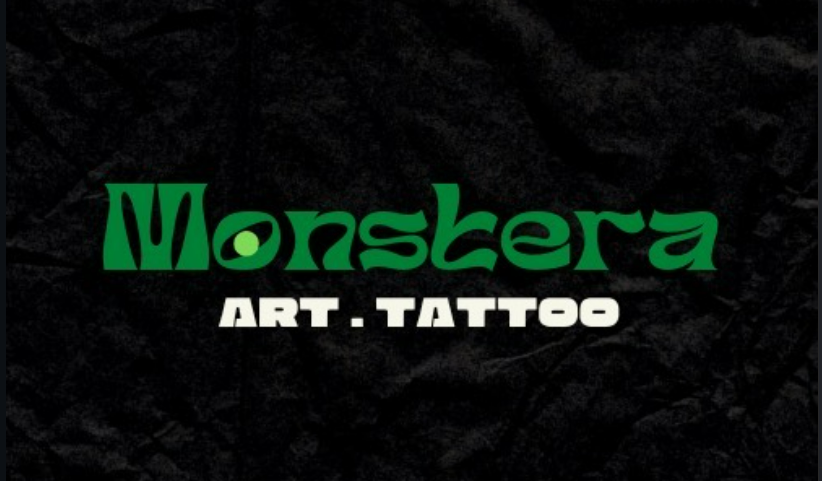 Monstera Art Tattoo
